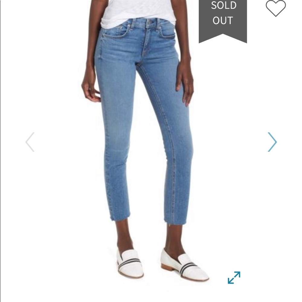 Rag & Bone skinny crop jeans